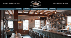 Desktop Screenshot of nantucketrestaurantweek.com